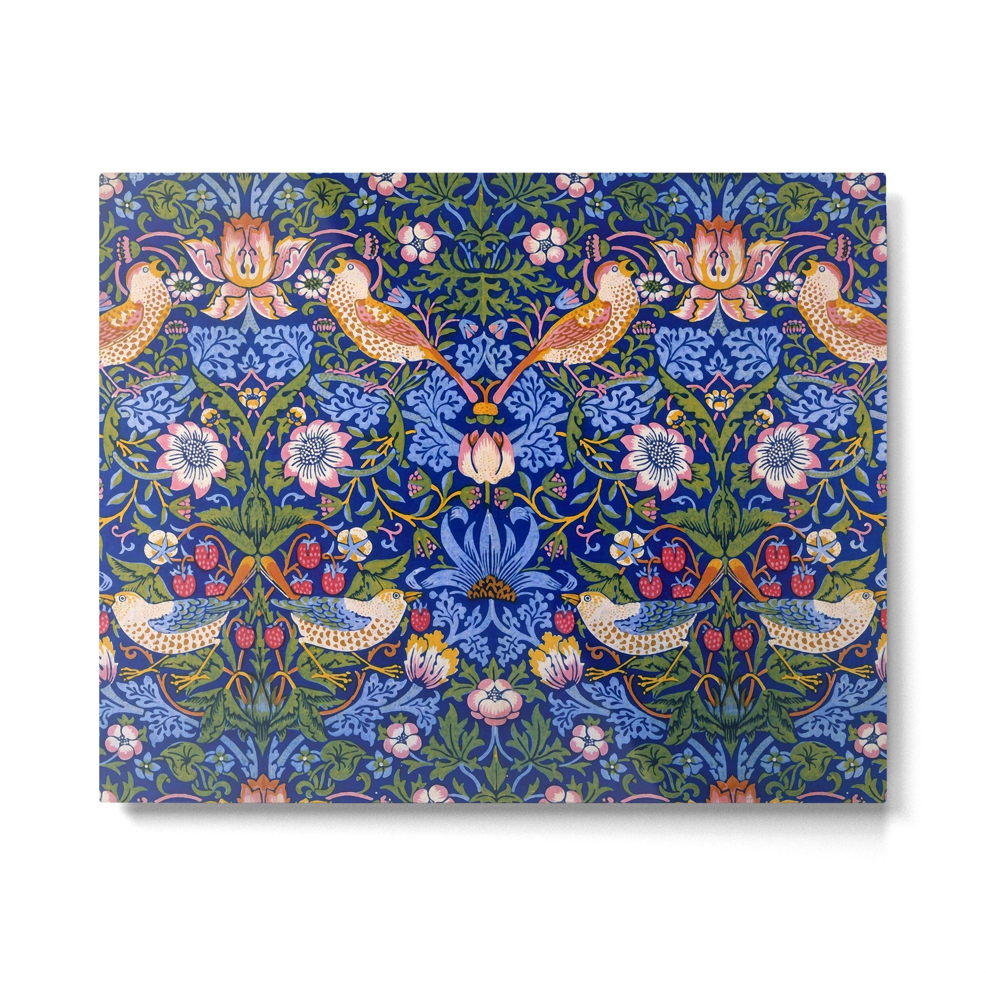 William Morris "Strawberry Thief" 1. Metal Print Gallery Image 6