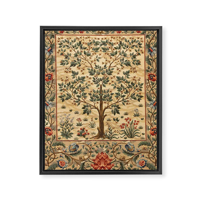 William Morris "Tree of life" 3. Framed Canvas Print Gallery Image 1