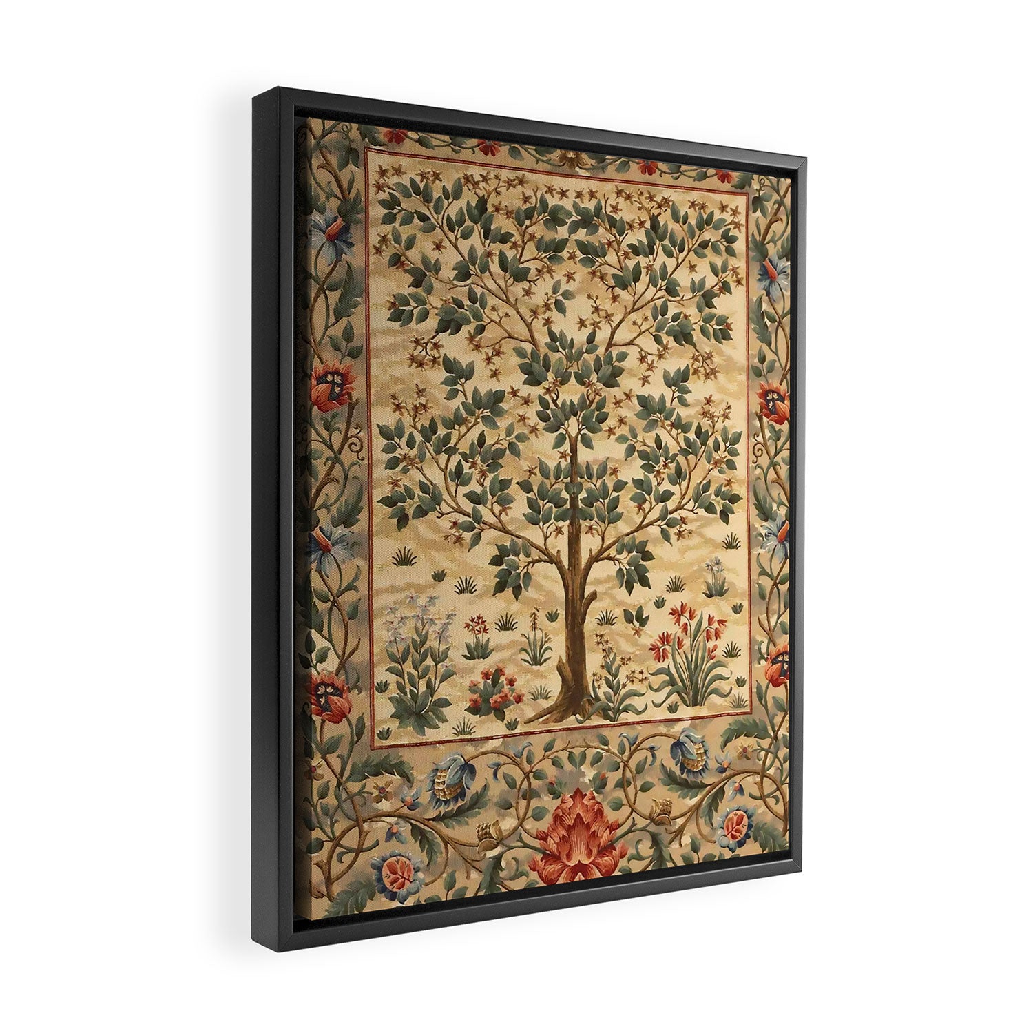 William Morris "Tree of life" 3. Framed Canvas Print Gallery Image 2