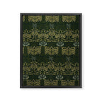 William Morris "Tulip and rose" 1. Framed Canvas Print Gallery Image 6