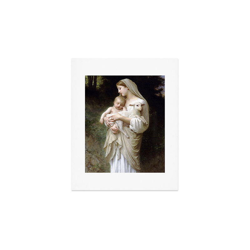 William-Adolphe Bouguereau "L'Innocence (Innocence)"(1893) Art Print Gallery Image 1