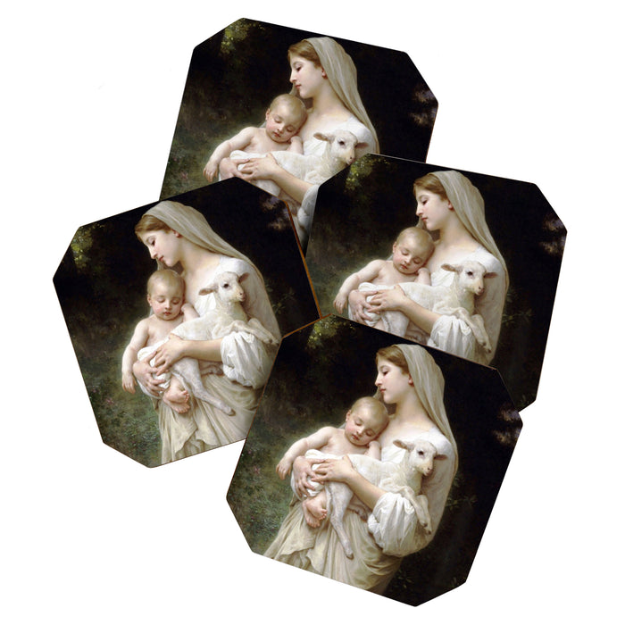 William-Adolphe Bouguereau "L'Innocence (Innocence)"(1893) Coaster Gallery Image 1