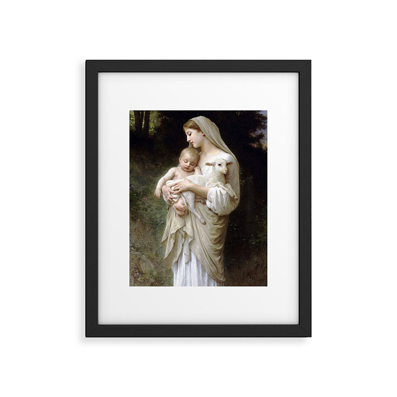 William-Adolphe Bouguereau "L'Innocence (Innocence)"(1893) Framed Art Print Gallery Image 5