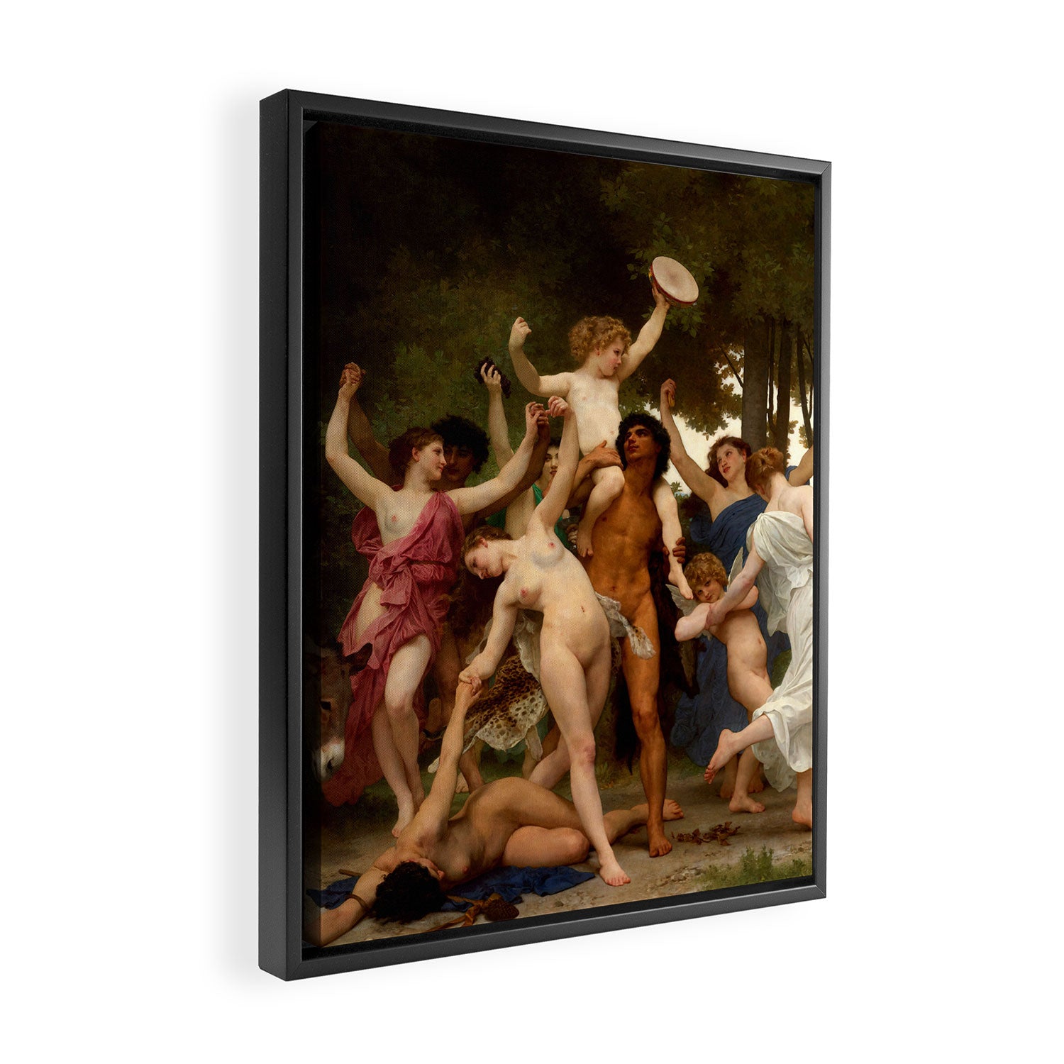 William-Adolphe Bouguereau "The Youth of Bacchus" Framed Canvas Print Gallery Image 2