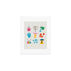 Aquarius Emoji Art Print Gallery Image 1