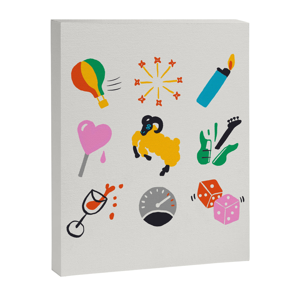 Aries Emoji Canvas Print Gallery Image 8