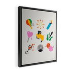Aries Emoji Framed Canvas Print Gallery Image 2