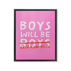 Boys Will Be Held Accountable Framed Canvas Print Gallery Image 8