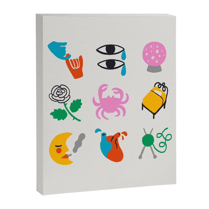 Cancer Emoji Canvas Print Gallery Image 1
