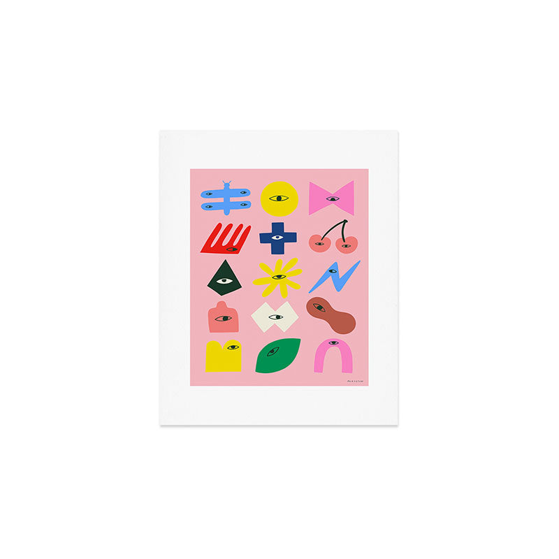 Curious Shapes Art Print Gallery Image 1