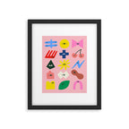 Curious Shapes Framed Art Print Gallery Image 5