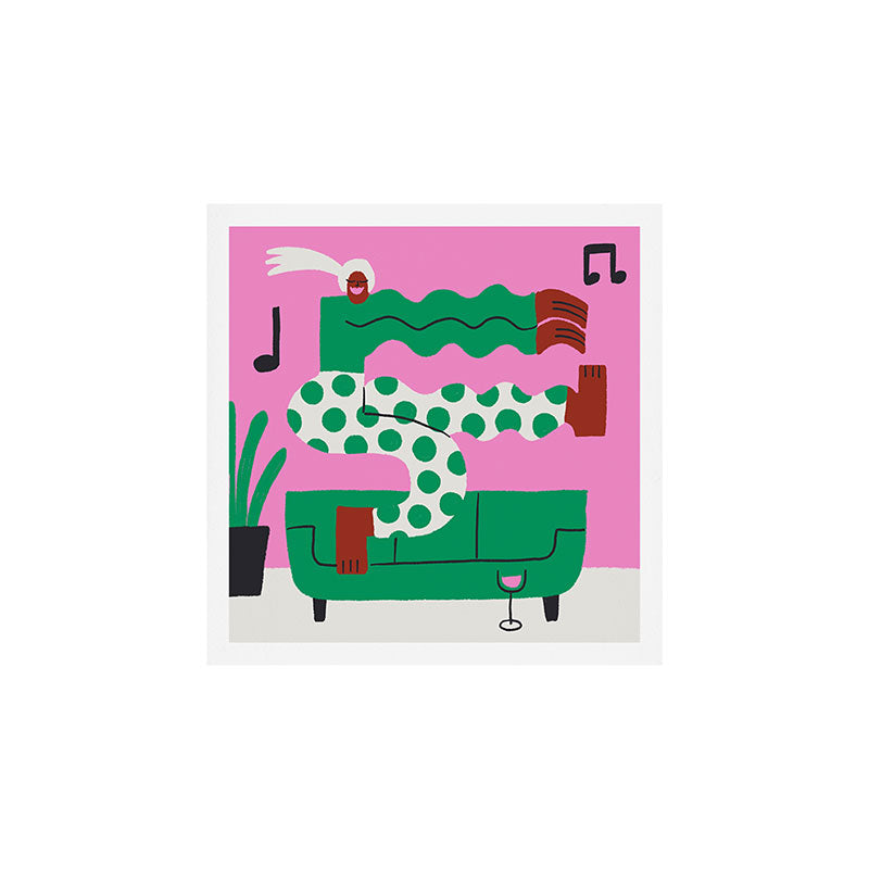 Dance Party for One Art Print Gallery Image 1