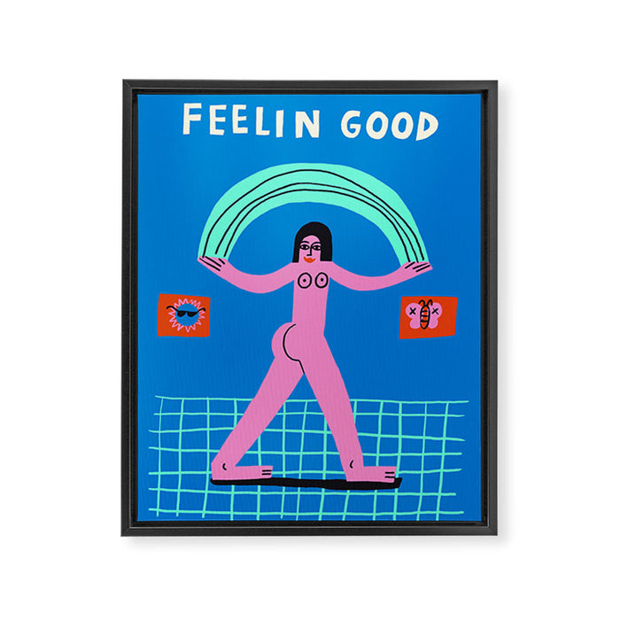 Feelin Good Framed Canvas Print Gallery Image 1
