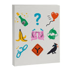 Gemini Emoji Canvas Print Gallery Image 8