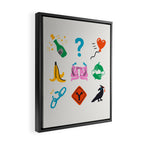 Gemini Emoji Framed Canvas Print Gallery Image 2