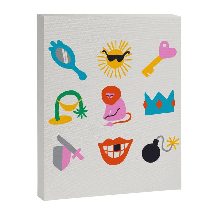 Leo Emoji Canvas Print Gallery Image 1
