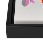 Leo Emoji Framed Canvas Print Gallery Image 3