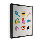 Leo Emoji Framed Canvas Print Gallery Image 2