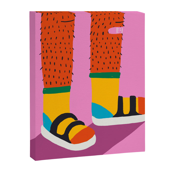 Long Hair Don't Care Canvas Print Gallery Image 1