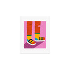 Long Hair Don't Care Art Print Gallery Image 1
