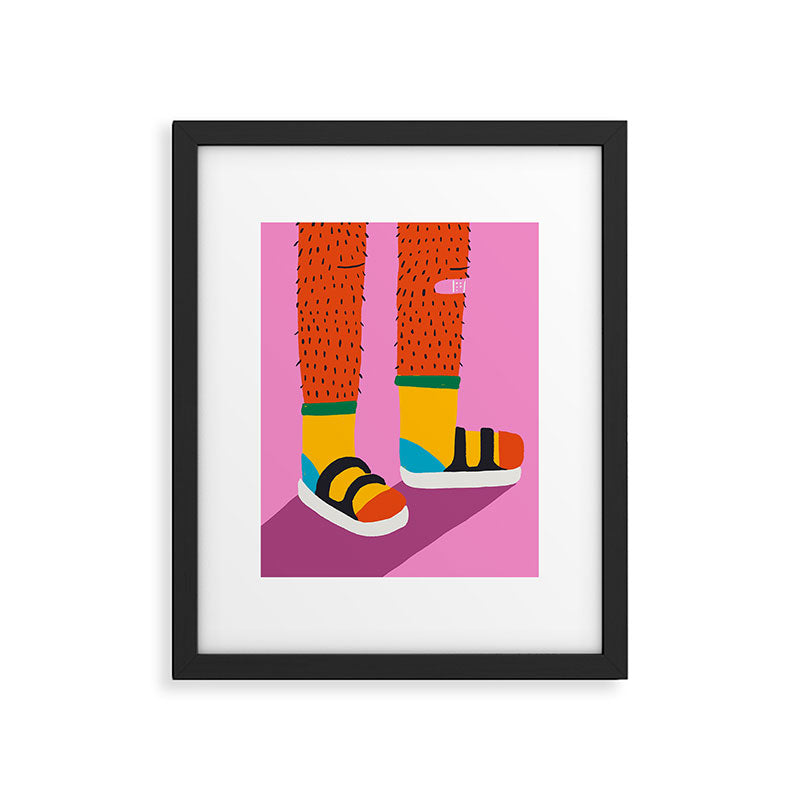 Long Hair Don't Care Framed Art Print Gallery Image 5