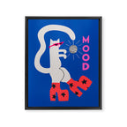 Mood Cat Framed Canvas Print Gallery Image 6
