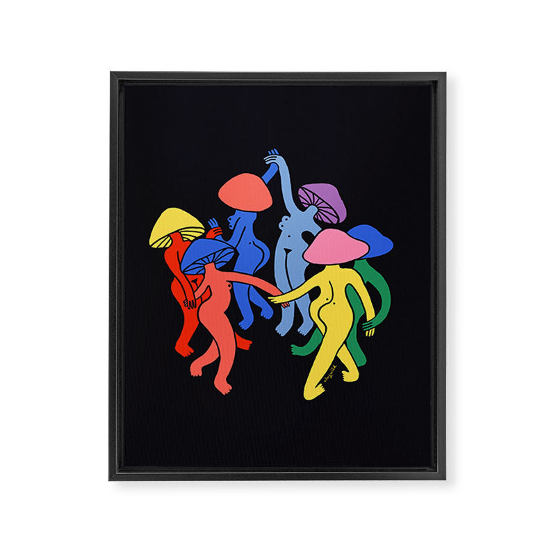 Mushroom Dance Framed Canvas Print Gallery Image 8