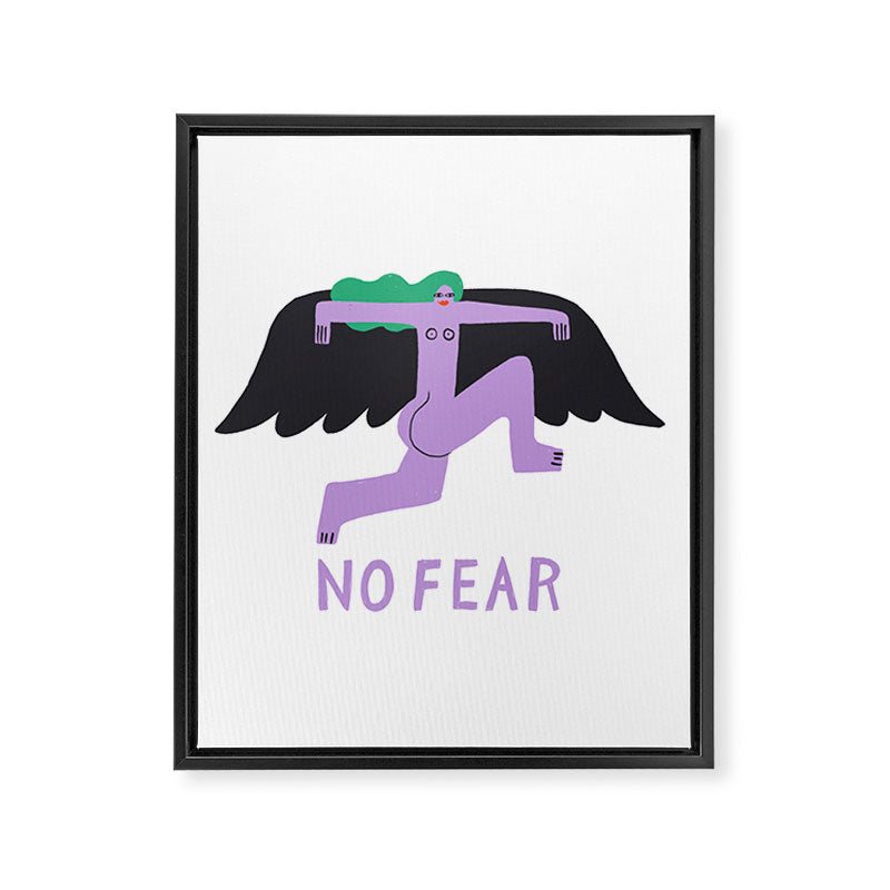 No Fear !  Framed Canvas Print Gallery Image 8