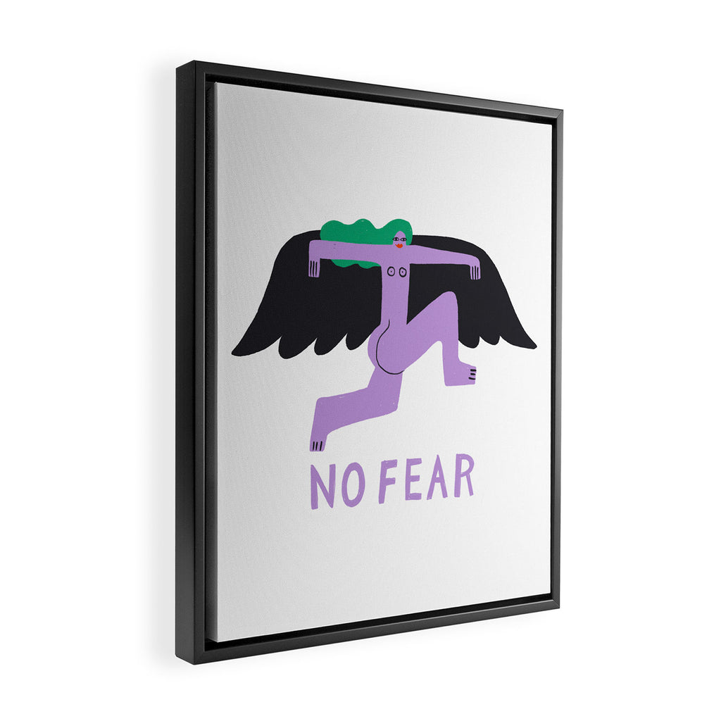 No Fear !  Framed Canvas Print Gallery Image 2