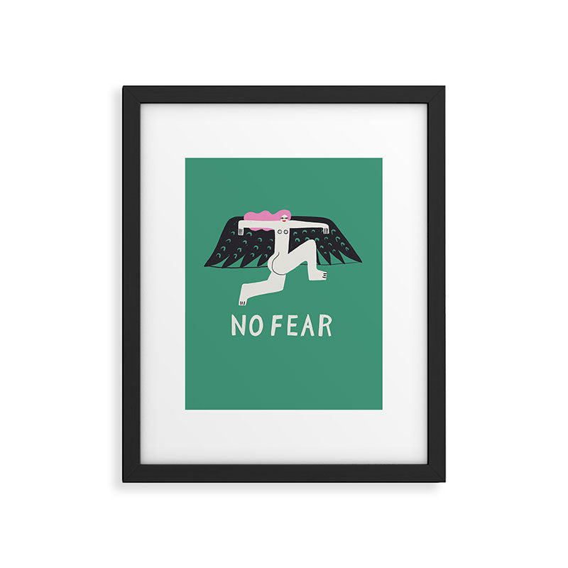 No Fear Framed Art Print Gallery Image 6