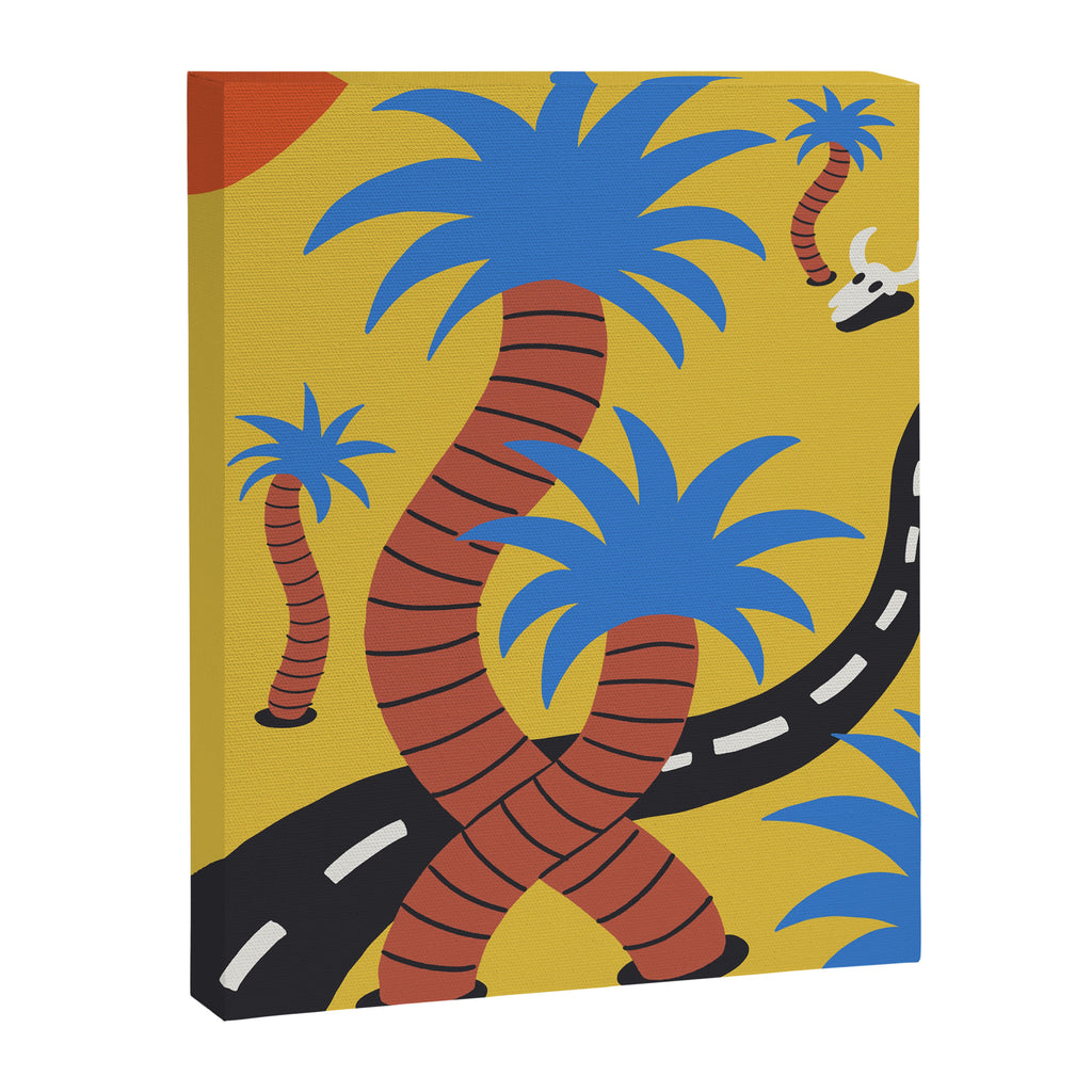 Palmy Road Trippin' Canvas Print Gallery Image 6