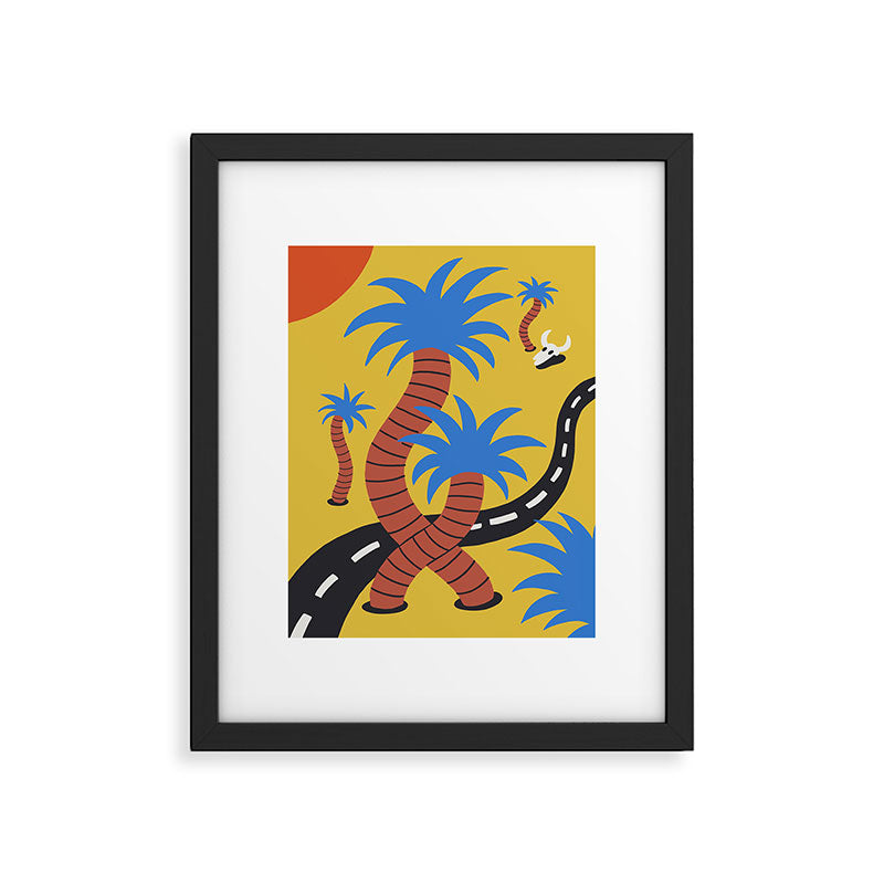 Palmy Road Trippin' Framed Art Print Gallery Image 5