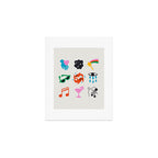 Pisces Emoji Art Print Gallery Image 1
