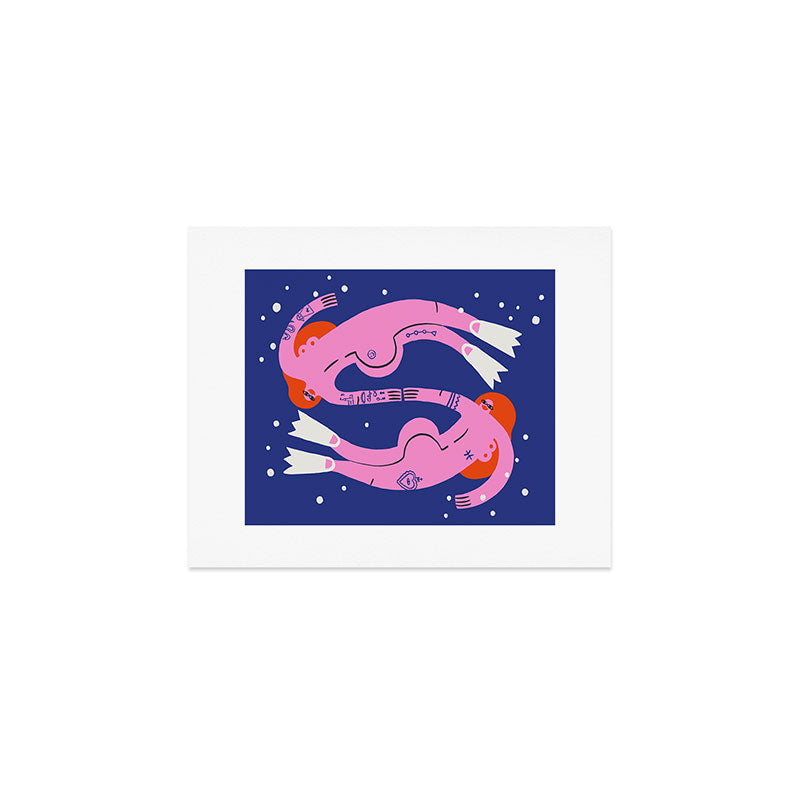 Pisces: Swirling In The Deep Art Print Gallery Image 1