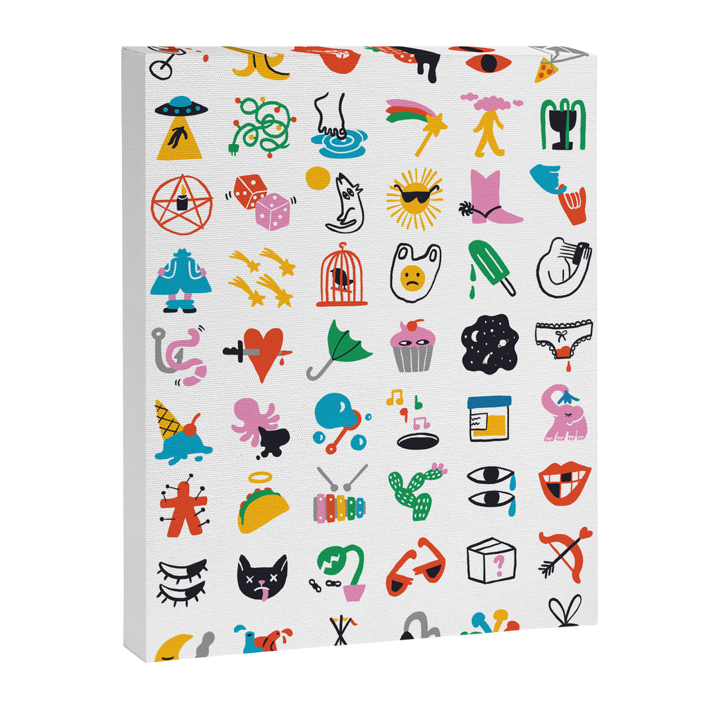 Relevant Symbols Canvas Print Gallery Image 6