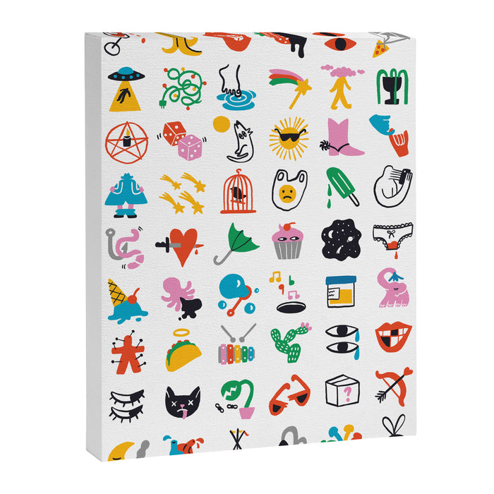 Relevant Symbols Canvas Print Gallery Image 1
