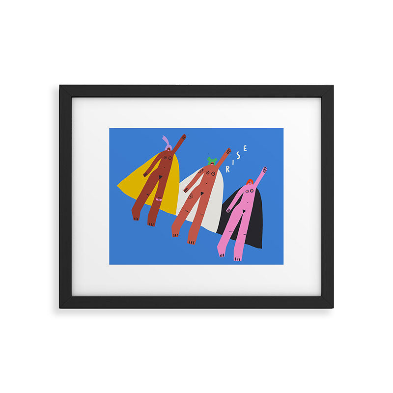 Rise Womxn! Framed Art Print Gallery Image 6