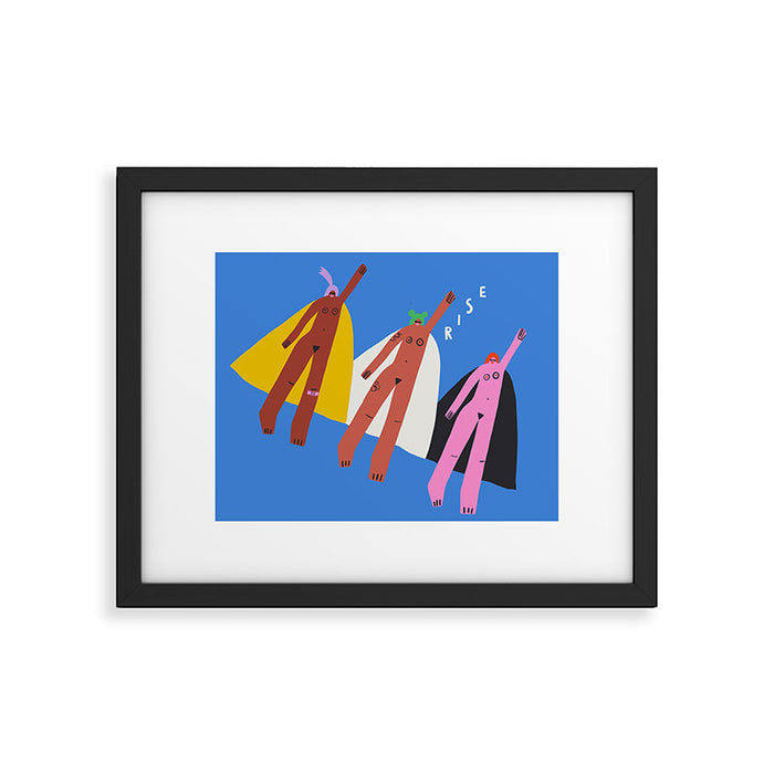 Rise Womxn! Framed Art Print Gallery Image 1