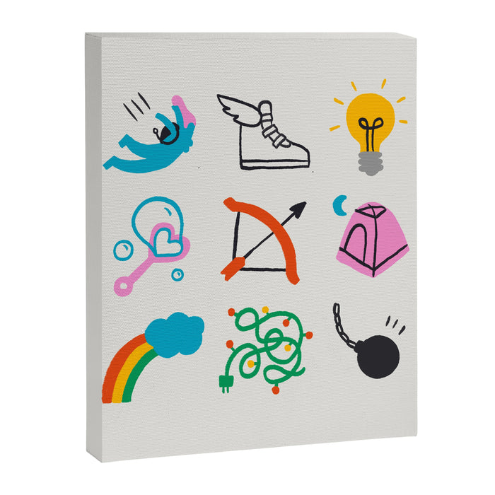 Sagittarius Emoji Canvas Print Gallery Image 1