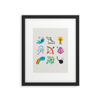 Sagittarius Emoji Framed Art Print Gallery Image 6