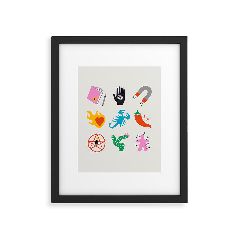 Scorpio Emoji Framed Art Print Gallery Image 6
