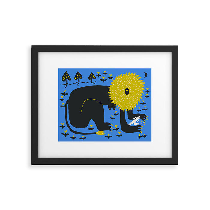 She Lion Framed Art Print Gallery Image 1