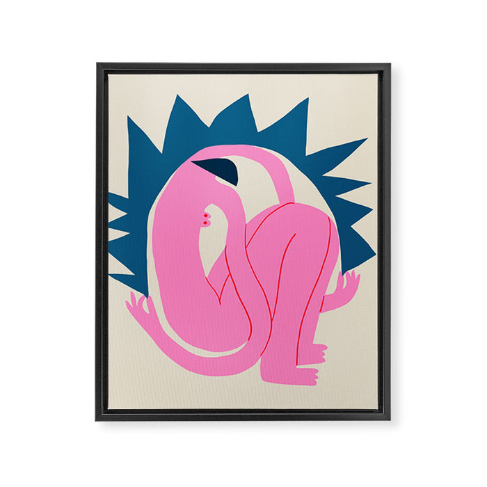 Struggle Framed Canvas Print Gallery Image 1