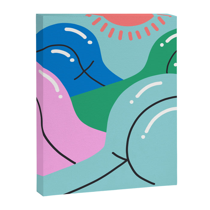 Sun's Out, Buns Out Canvas Print Gallery Image 1