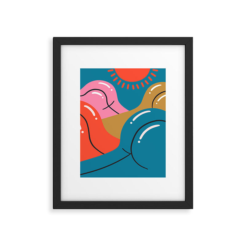 Suns Out, Buns Out!  Framed Art Print Gallery Image 6