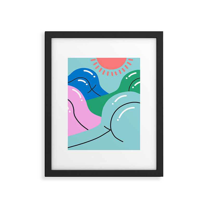 Sun's Out, Buns Out Framed Art Print Gallery Image 6