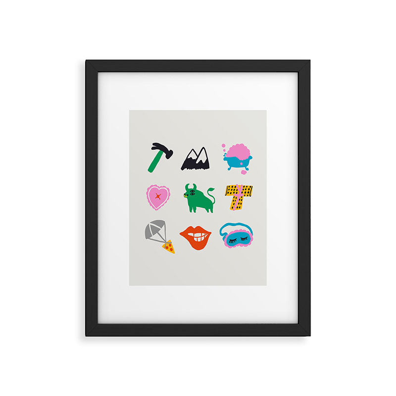Taurus Emoji Framed Art Print Gallery Image 6