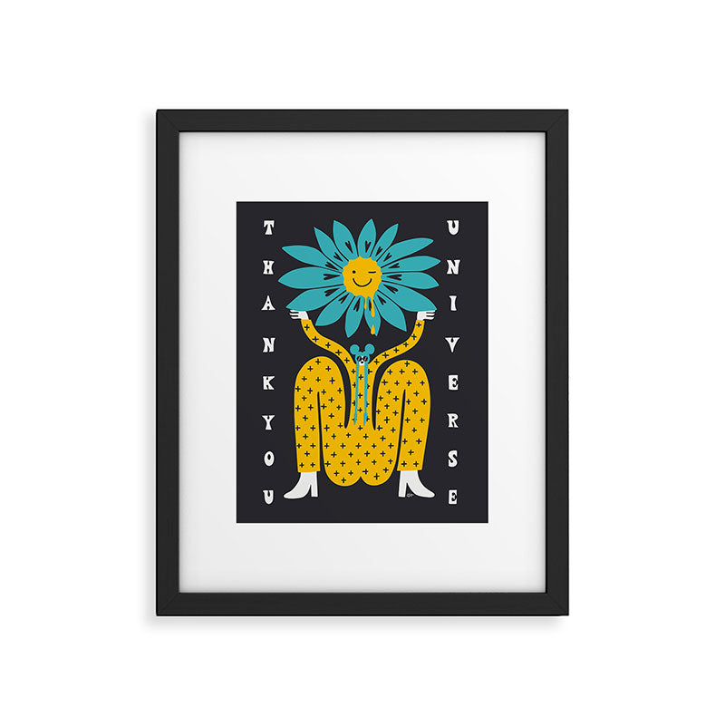 Thank You Universe Framed Art Print Gallery Image 5