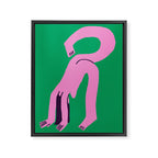 The Yoga Pose Framed Canvas Print Gallery Image 6