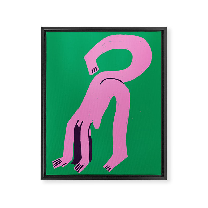 The Yoga Pose Framed Canvas Print Gallery Image 6